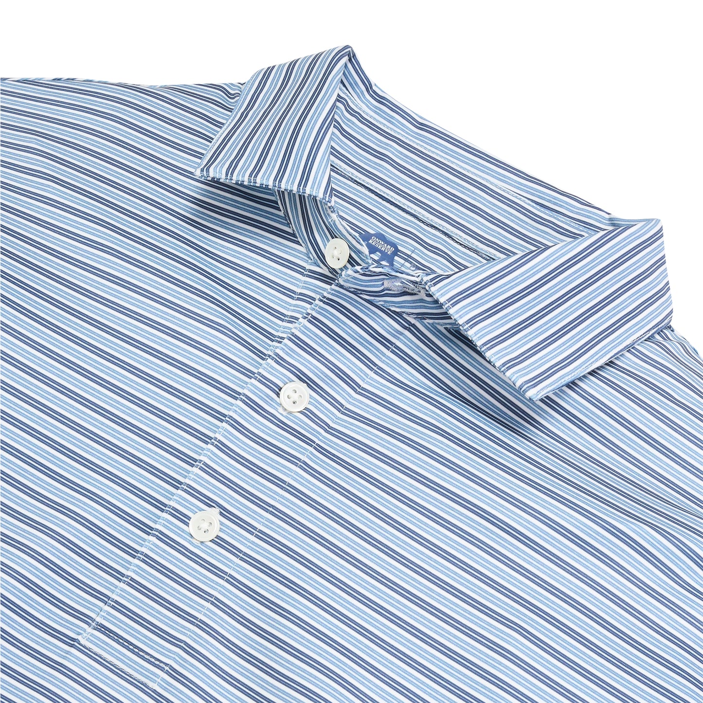 Wedge Stripe Performance Polo