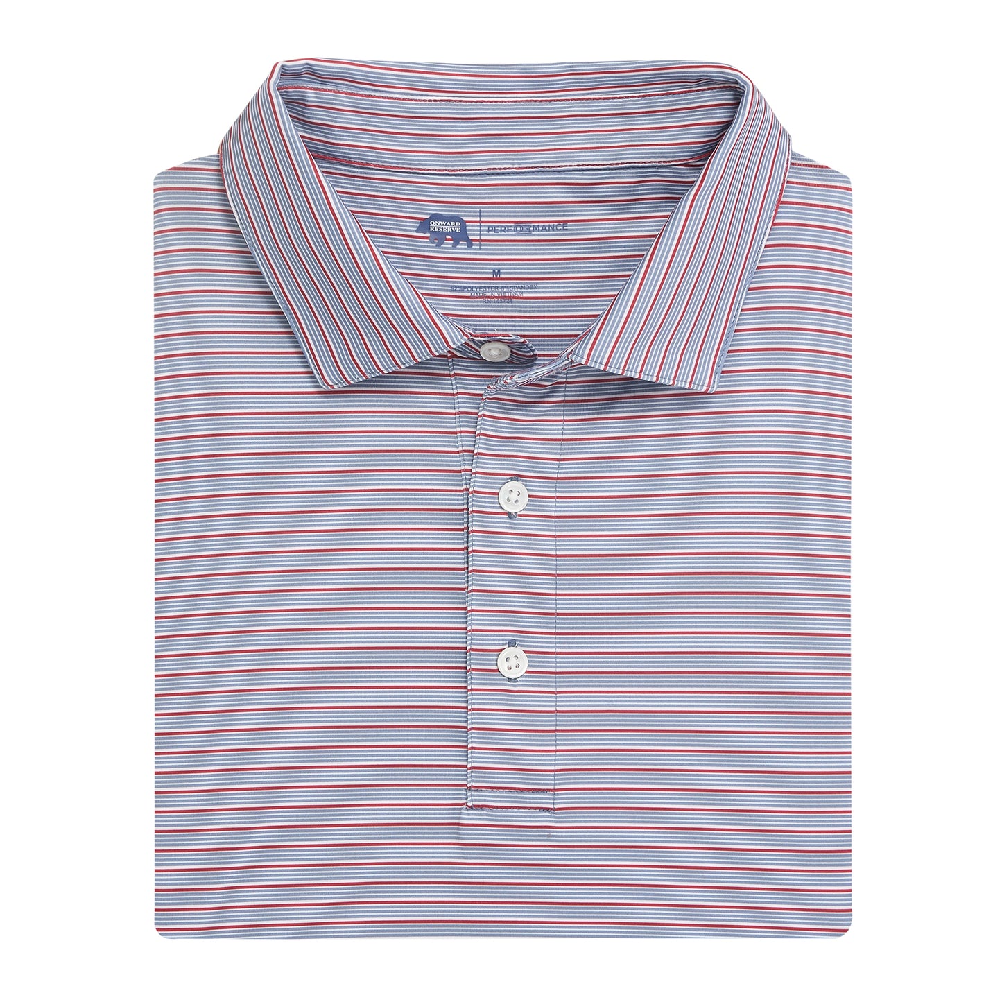 Bogey Stripe Performance Polo