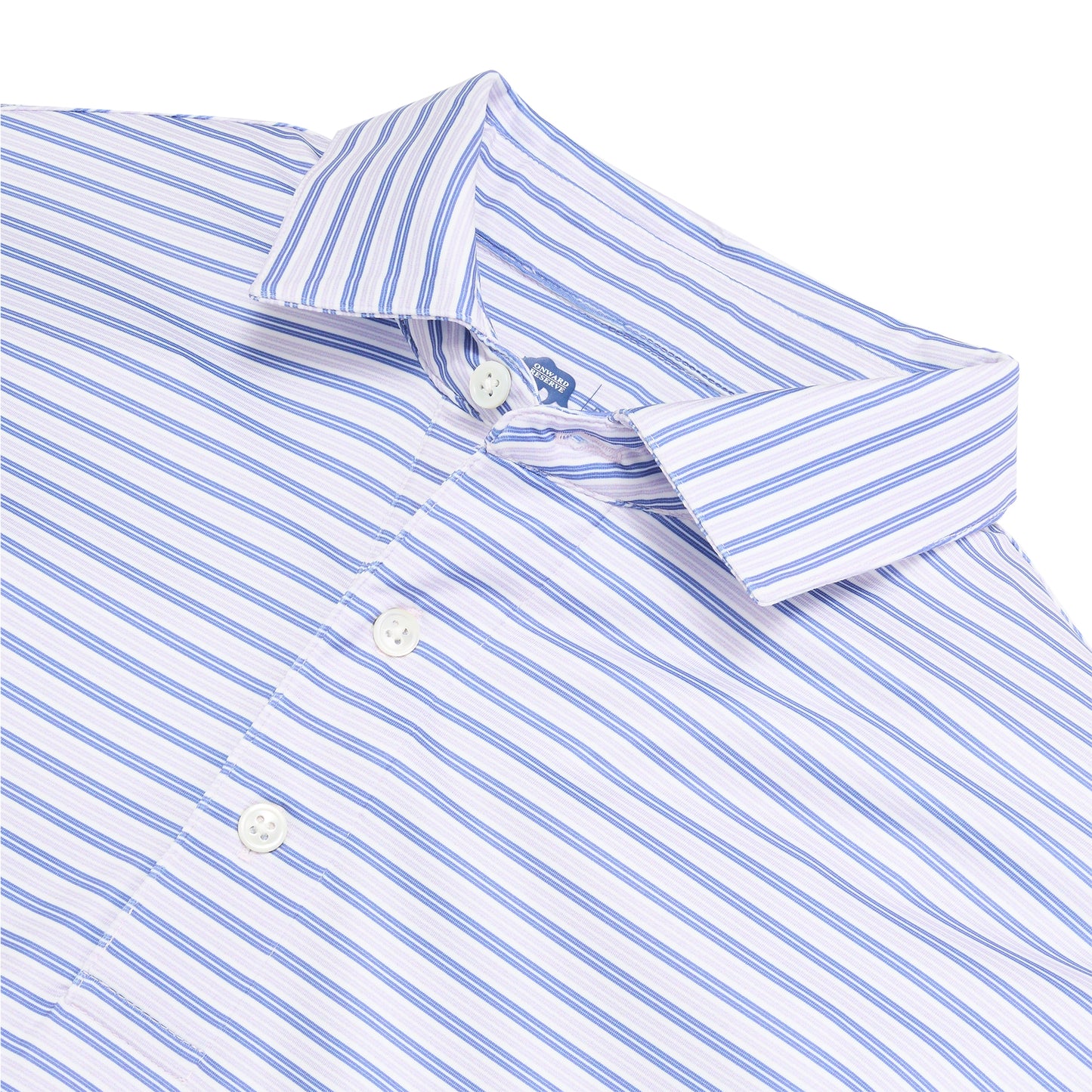 Wedge Stripe Performance Polo