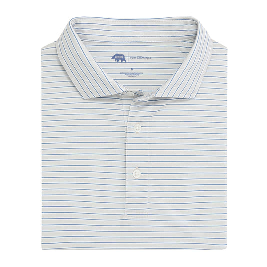 Match Stripe Performance Pique Polo