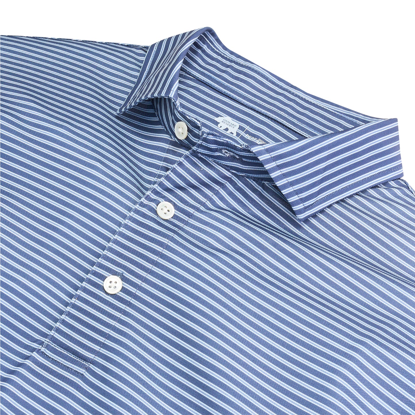 Trophy Stripe Performance Pique Polo