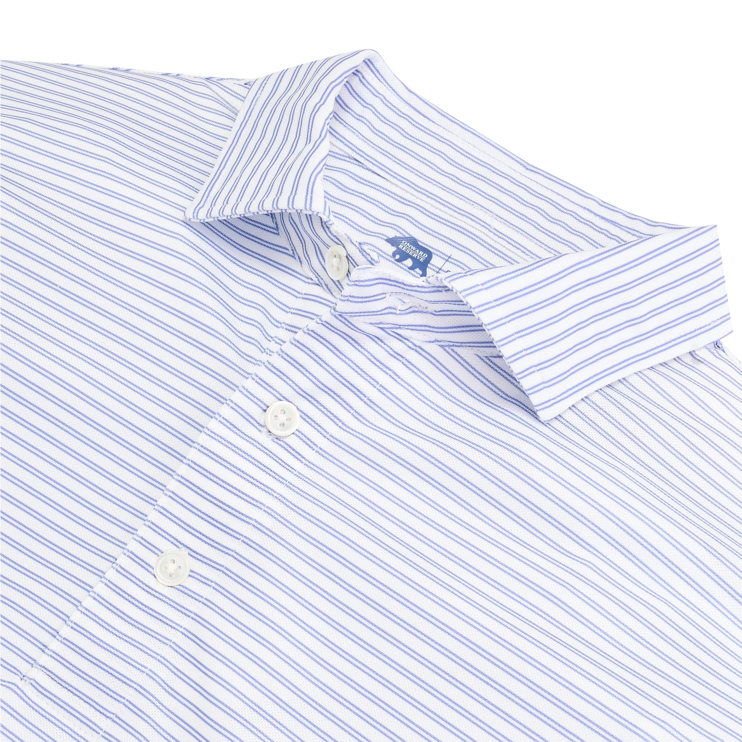 Pairing Stripe Performance Pique Polo