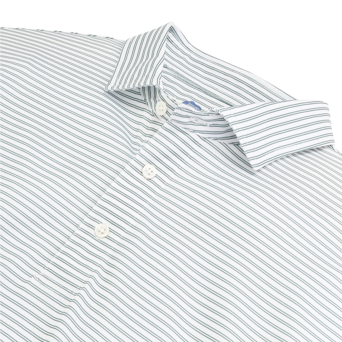 Pairing Stripe Performance Pique Polo