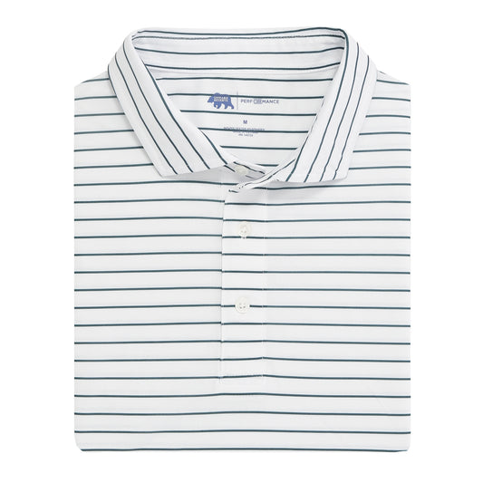 Tourney Stripe Performance Pique Polo