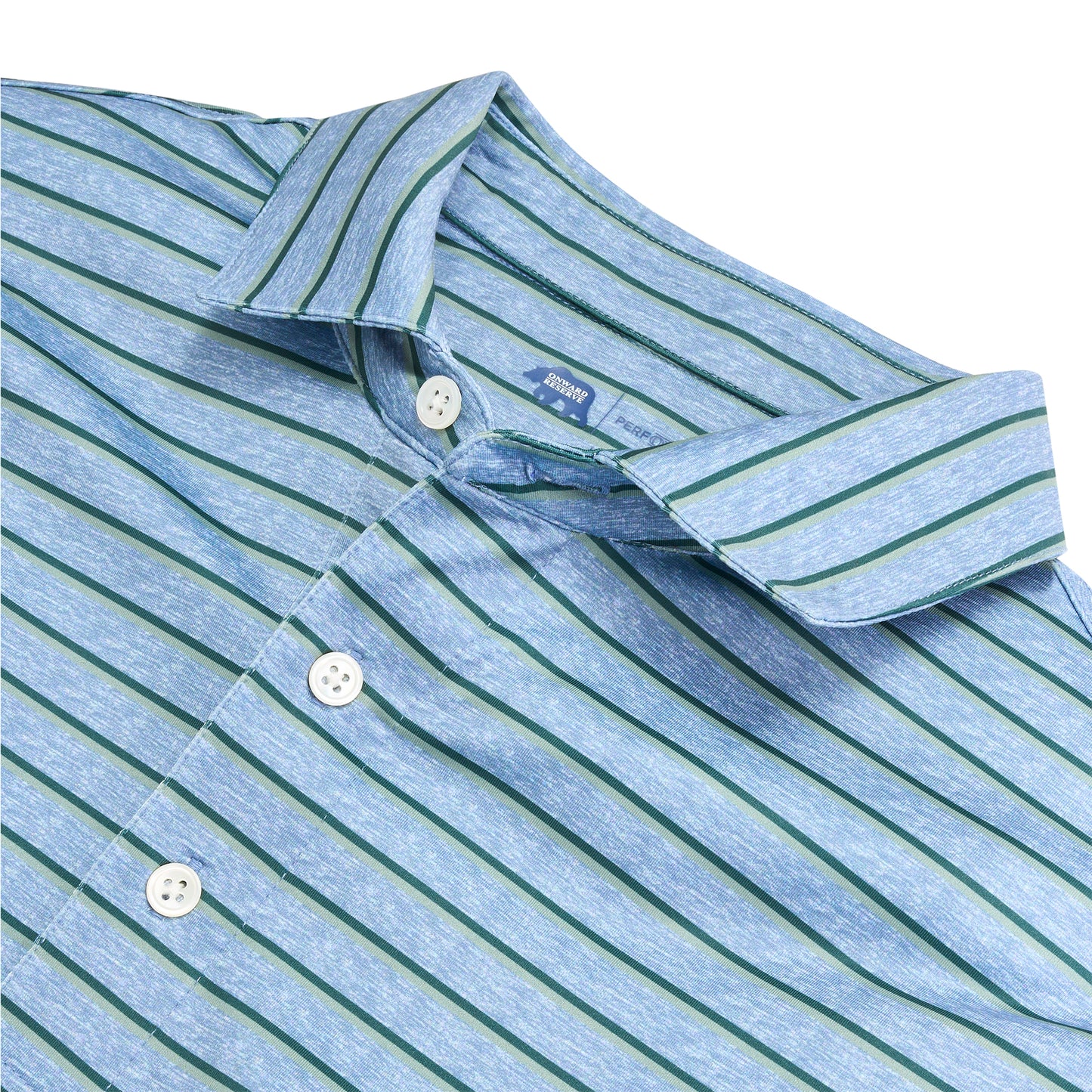 Fairway Stripe Performance Polo