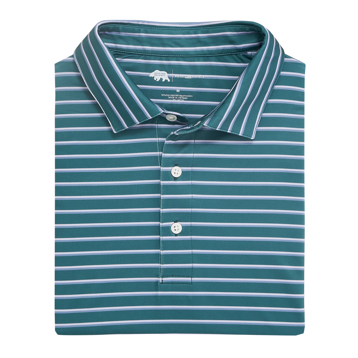 Fairway Stripe Performance Polo