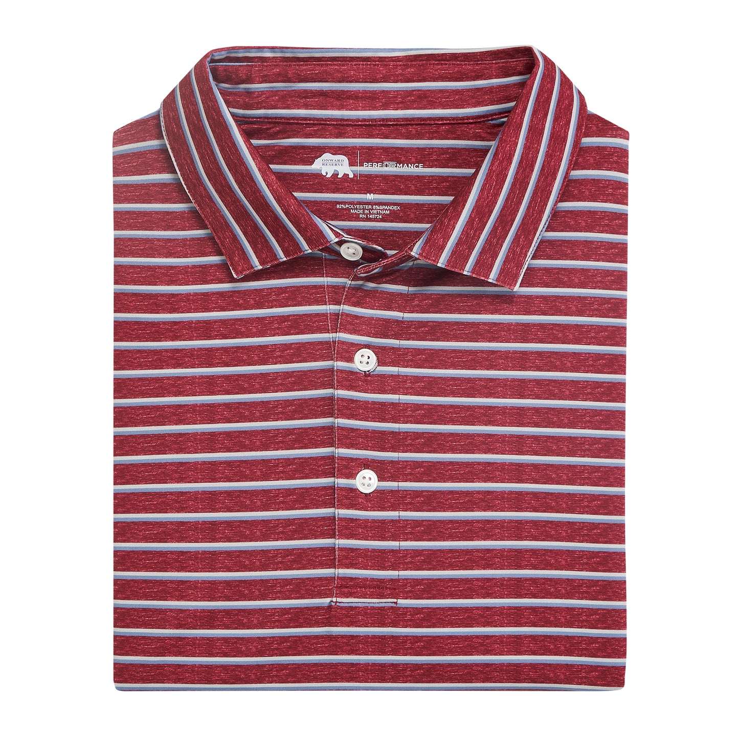 Fairway Stripe Performance Polo