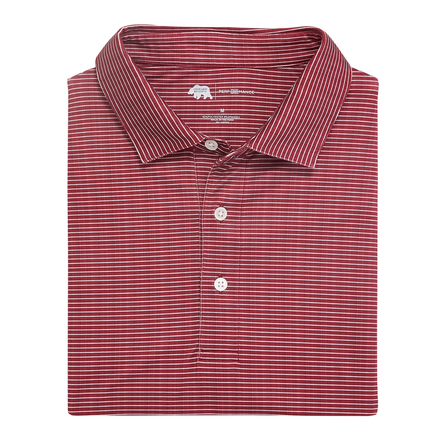 Birdie Stripe Performance Polo