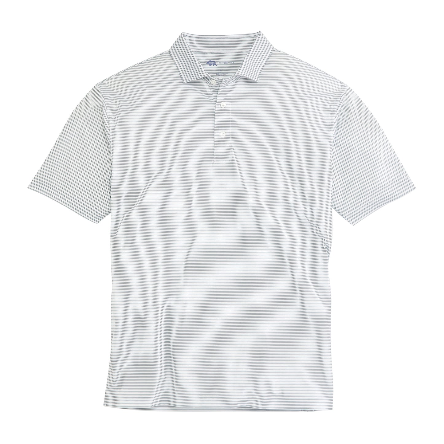 Pairing Stripe Performance Pique Polo