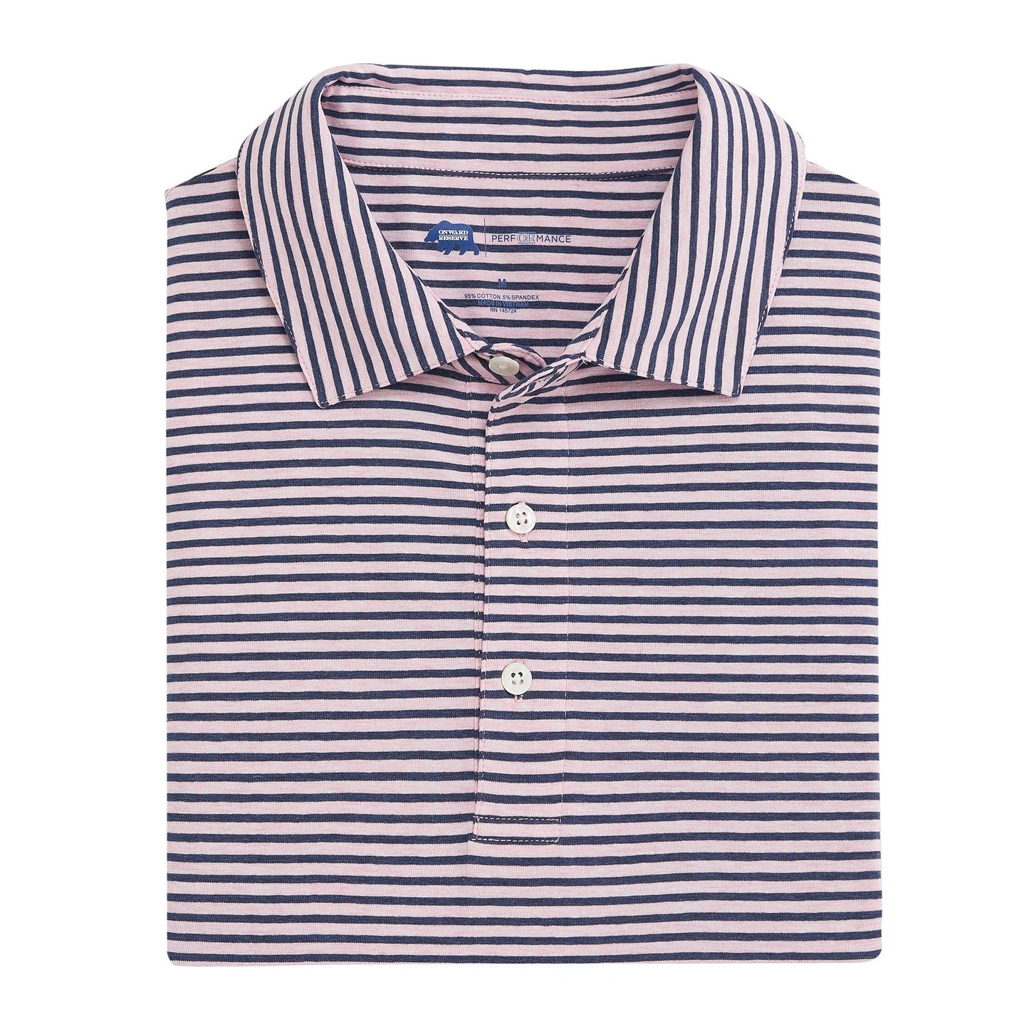 Row Stripe Icon Polo - Onward Reserve