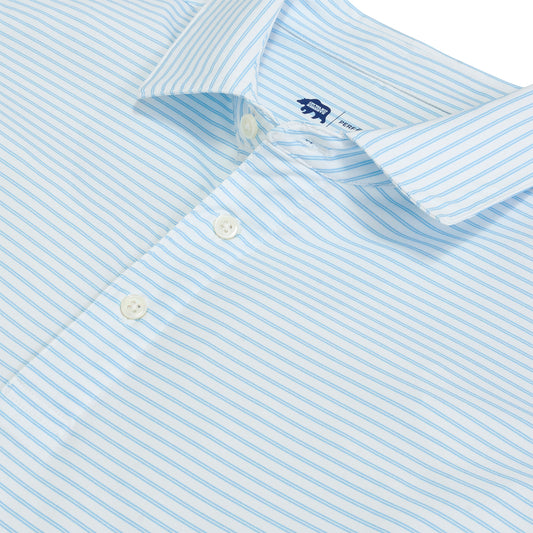 Tour Stripe Performance Pique Polo - Dutch Canal