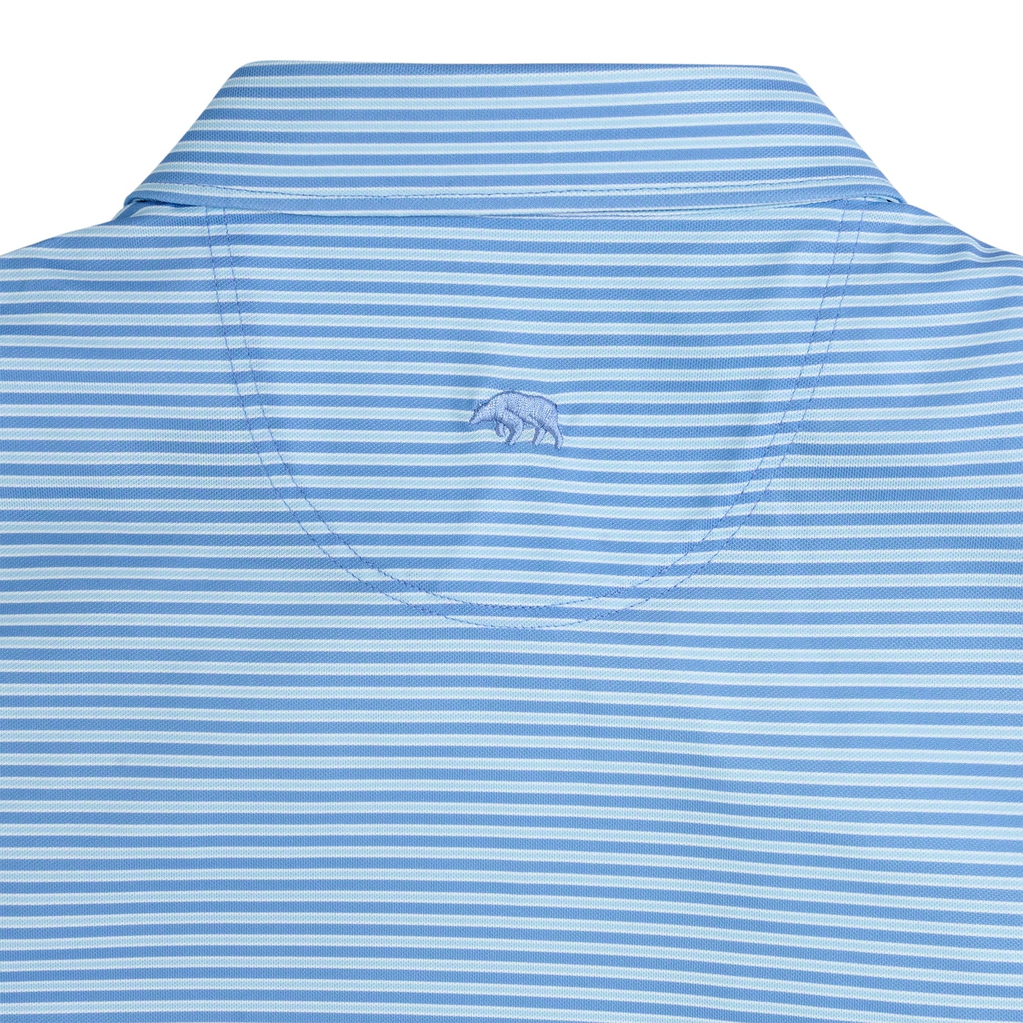 Trophy Stripe Performance Pique Polo - Dutch Canal