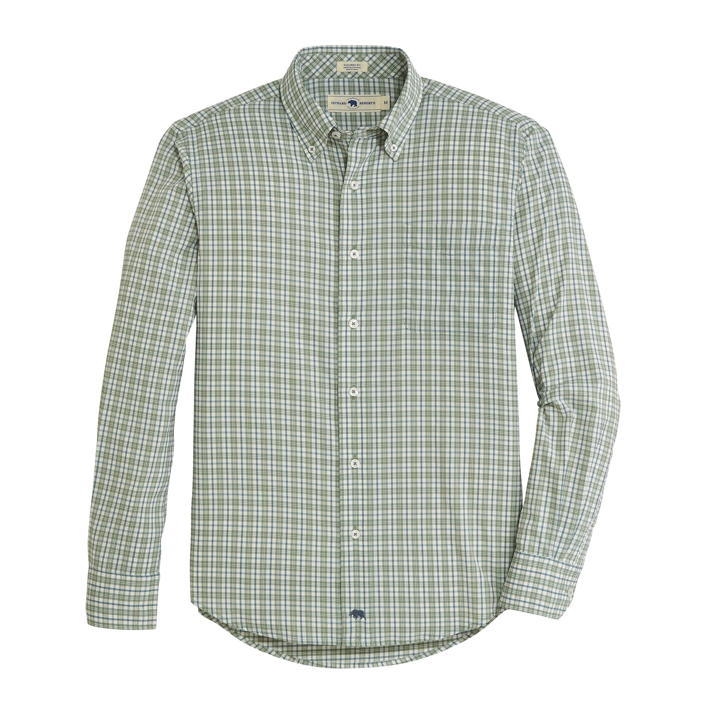 Market Tailored Fit Performance Shirt - Sea Spray