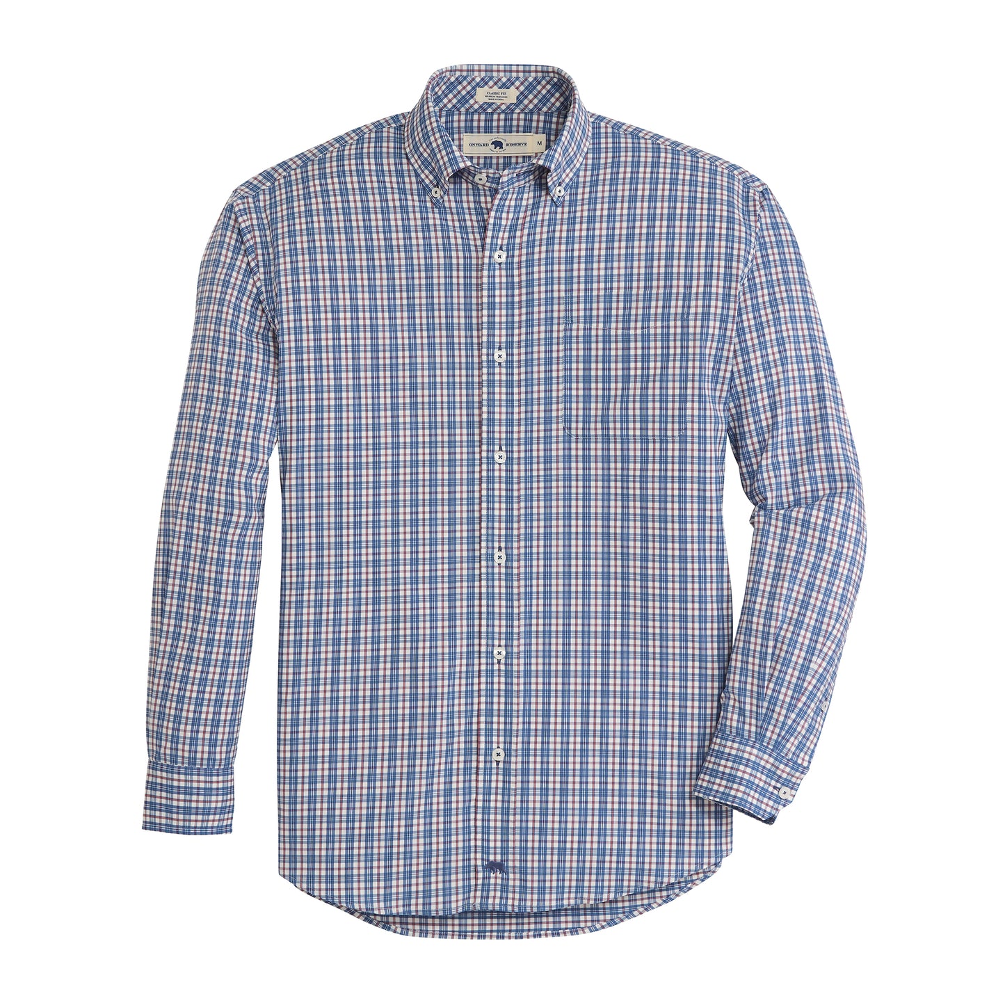 Elliott Classic Fit Performance Shirt - Blue Horizon