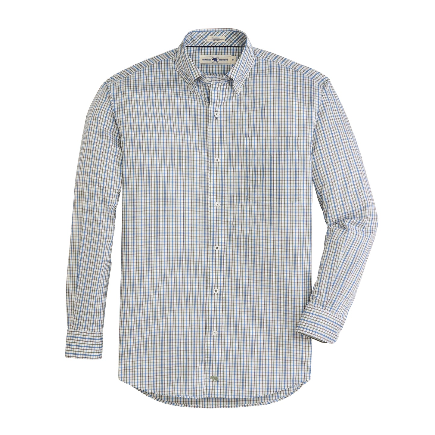 Rutledge Classic Fit Quad Shirt - Chocolate