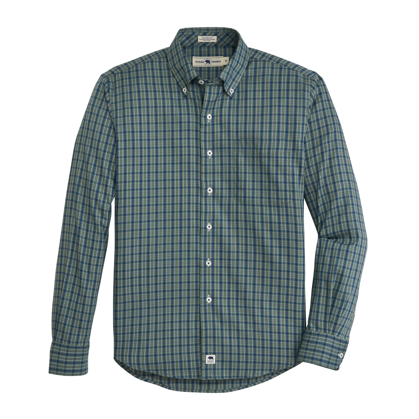 Lockwood Tailored Fit Brushed Performance Twill - Hedge