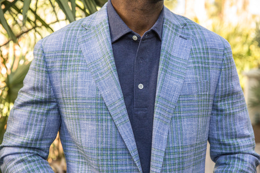Barbera Clearwater Plaid Sport Coat