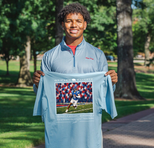 Ole Miss Youth Trinidad Chambliss Tee - Sky