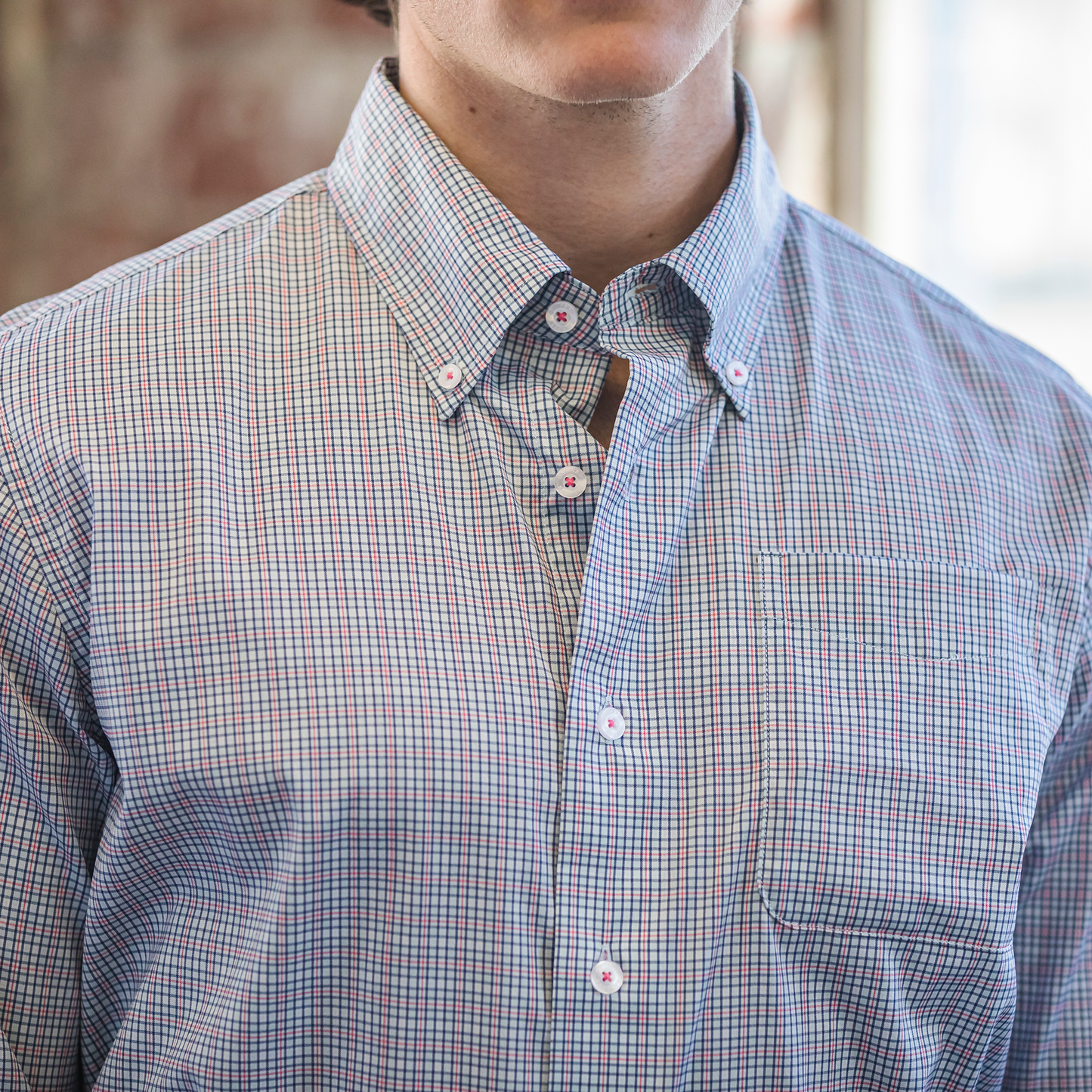 Lockhart Tailored Fit Performance Button Down