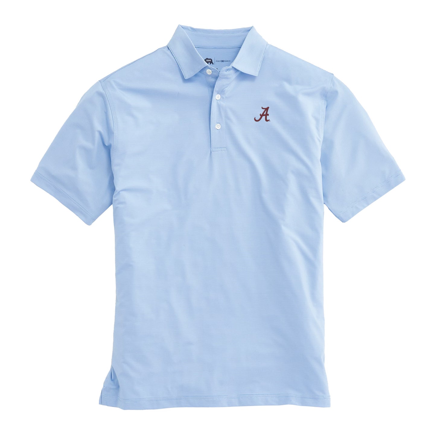 Alabama Hairline Stripe Performance Polo