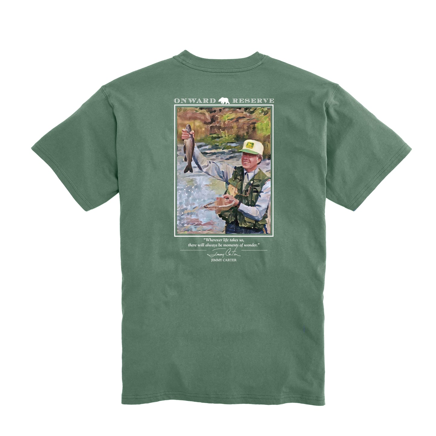 Great American Conservationist Tee - Posy Green