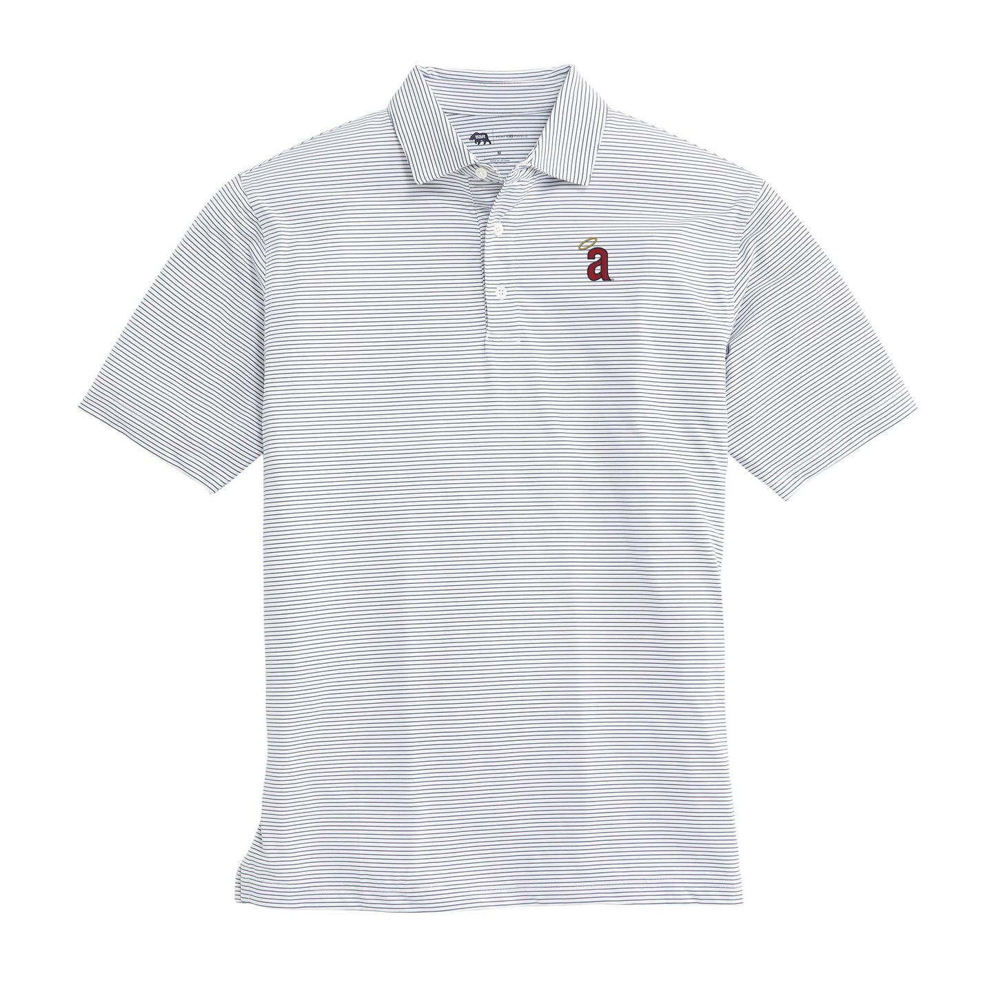 Los Angeles Angels Cooperstown Birdie Stripe Performance Polo