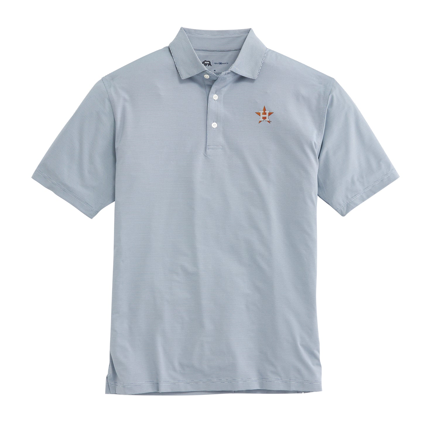 Houston Astros Hairline Stripe Performance Polo