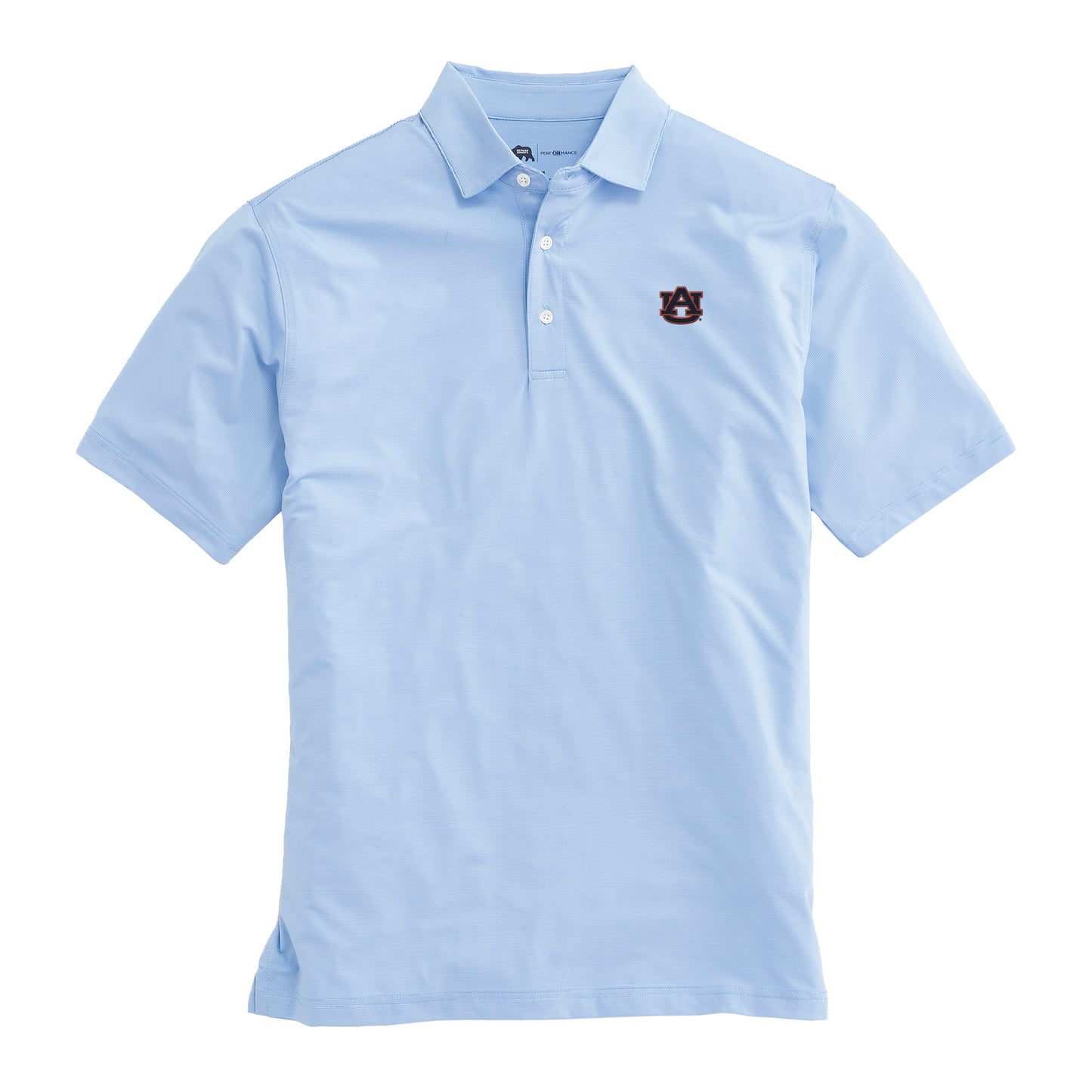 Hairline Stripe Auburn Performance Polo