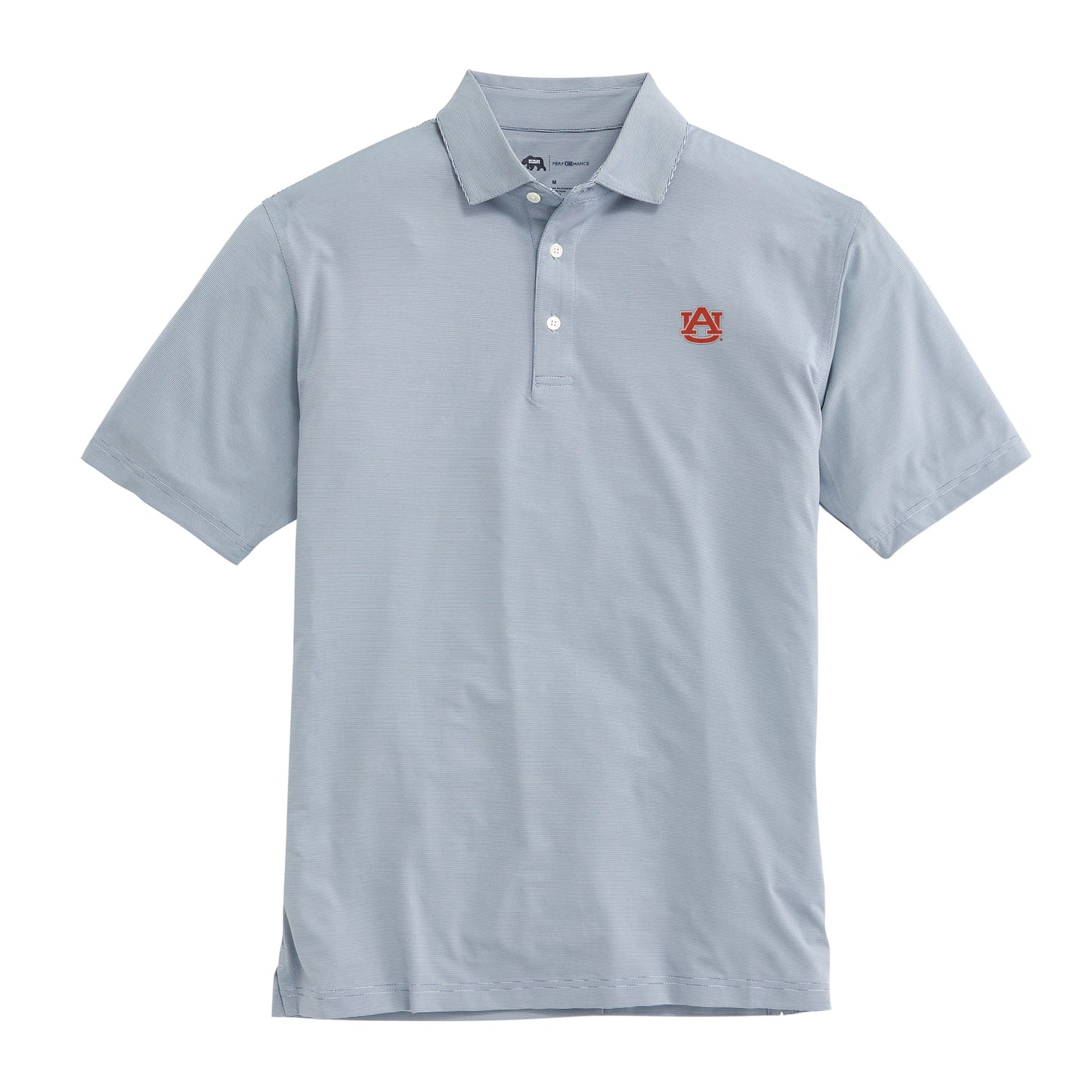 Hairline Stripe Auburn Performance Polo