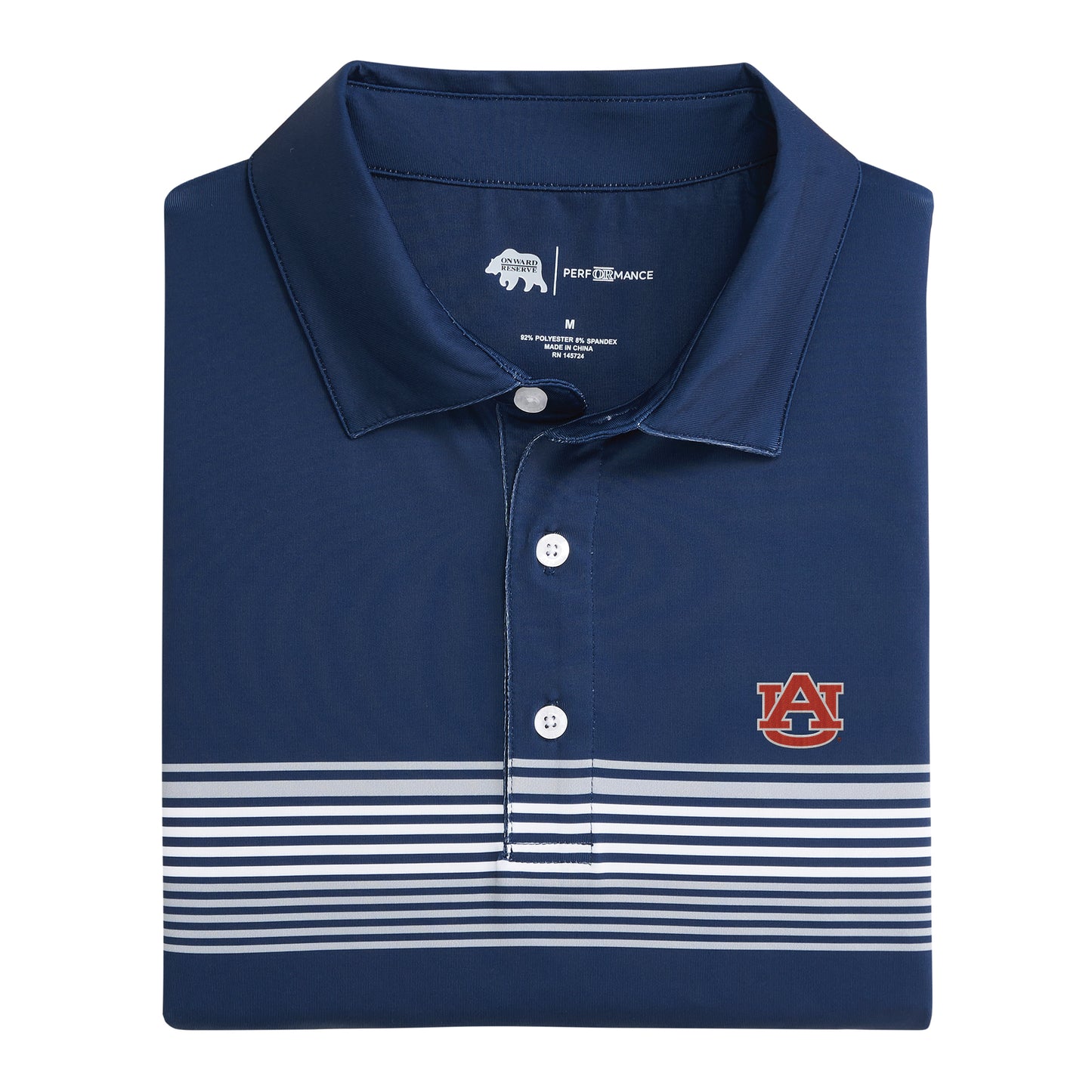 Auburn Prestwick Printed Performance Polo