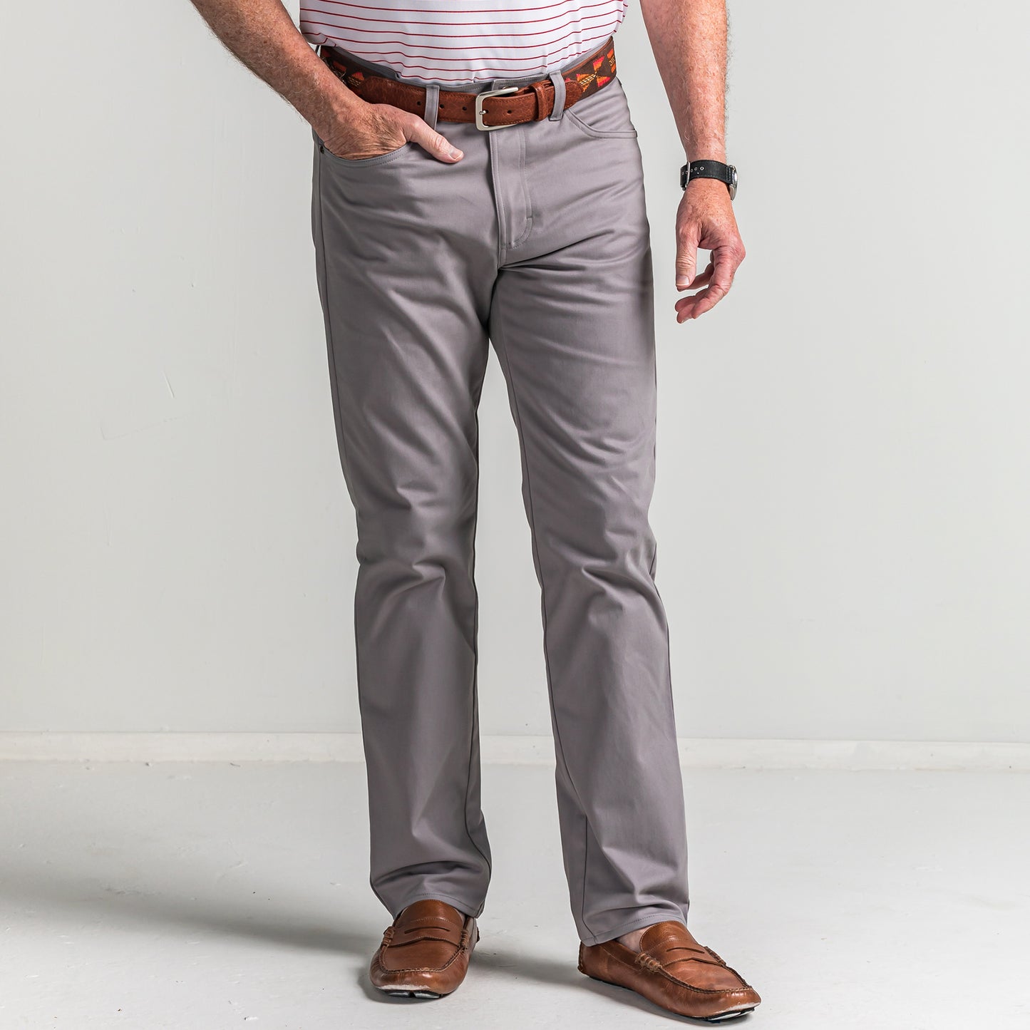 Classic Five Pocket Pant Steel Grey