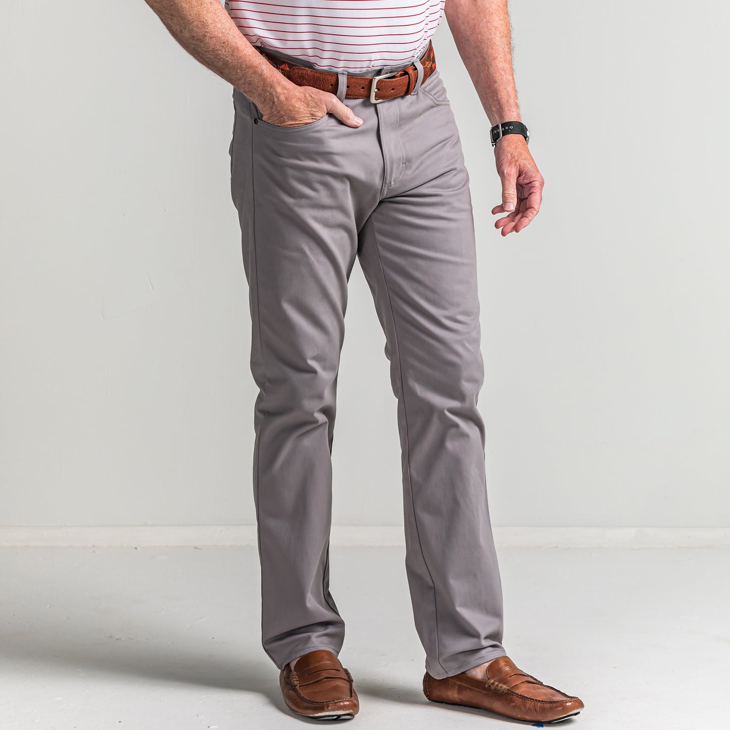 Classic Five Pocket Pant Steel Grey