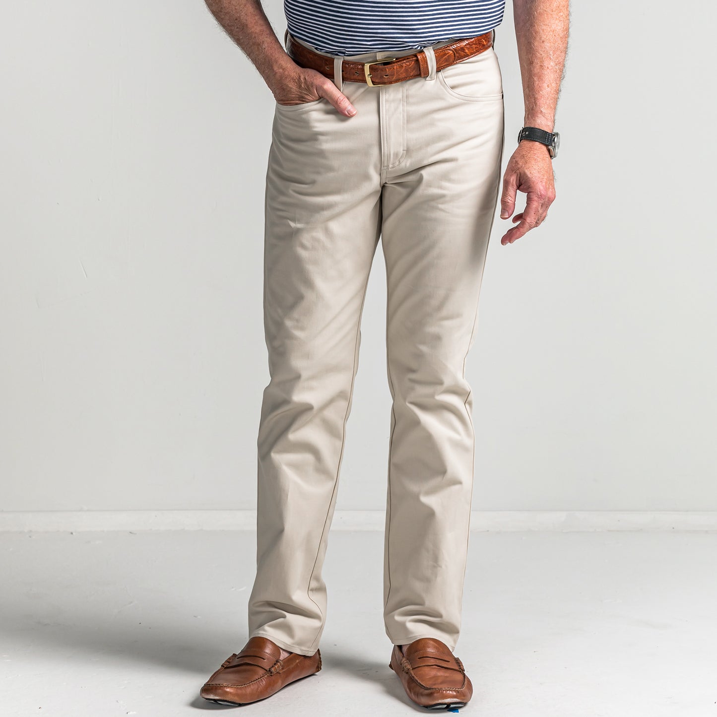 Classic Five Pocket Pant - Stone