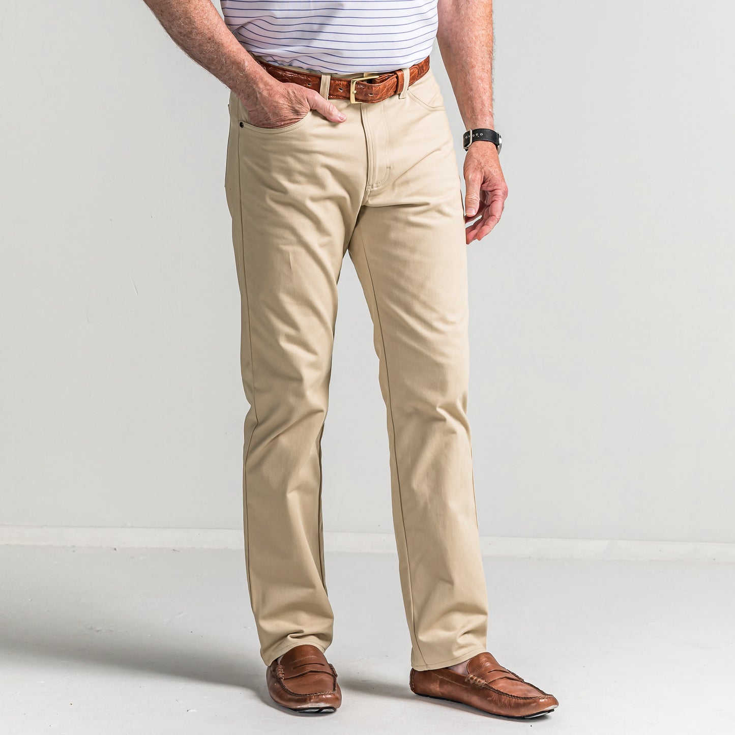 Classic Five Pocket Pant - Tan