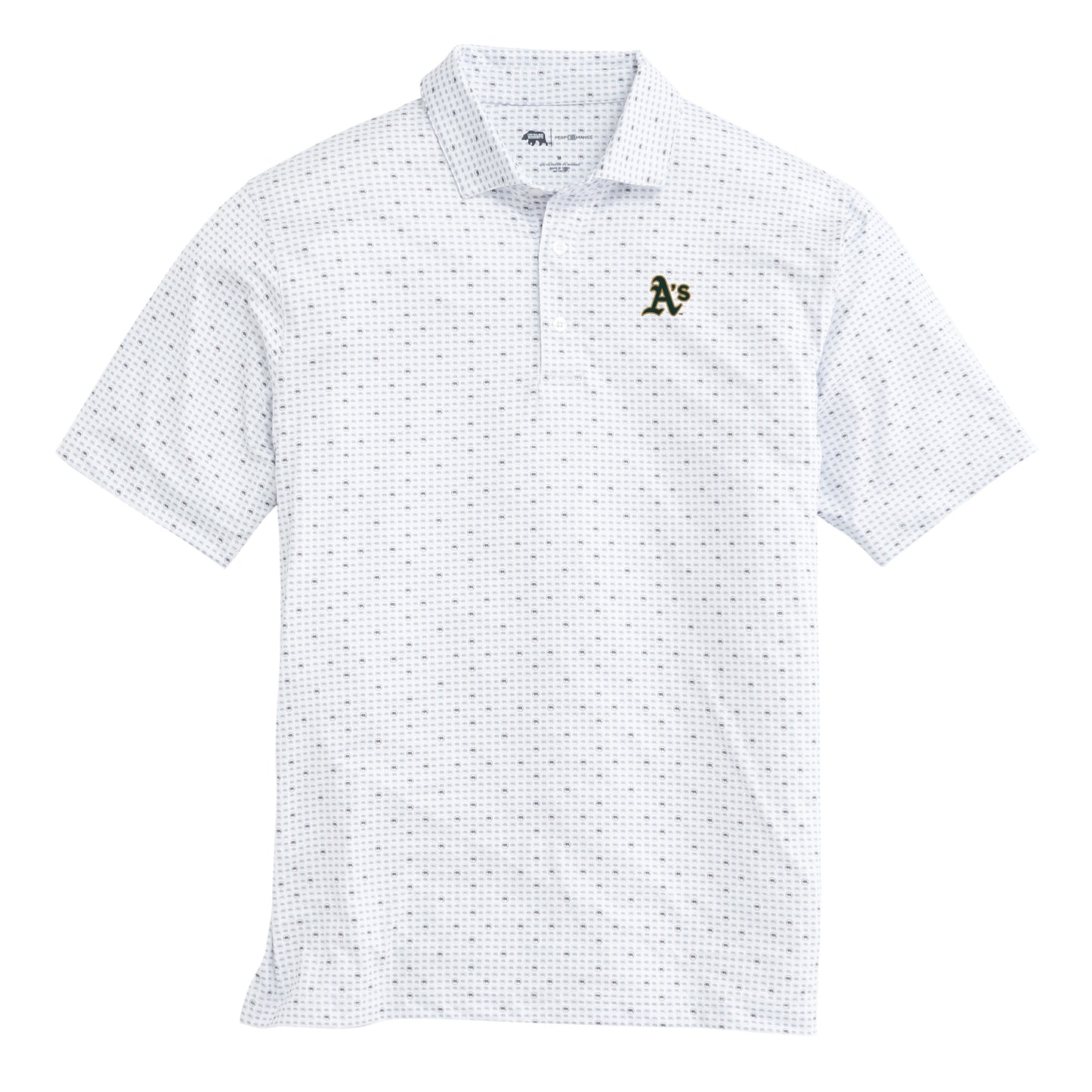 Oakland Athletics Tour Logo Printed Performance Polo