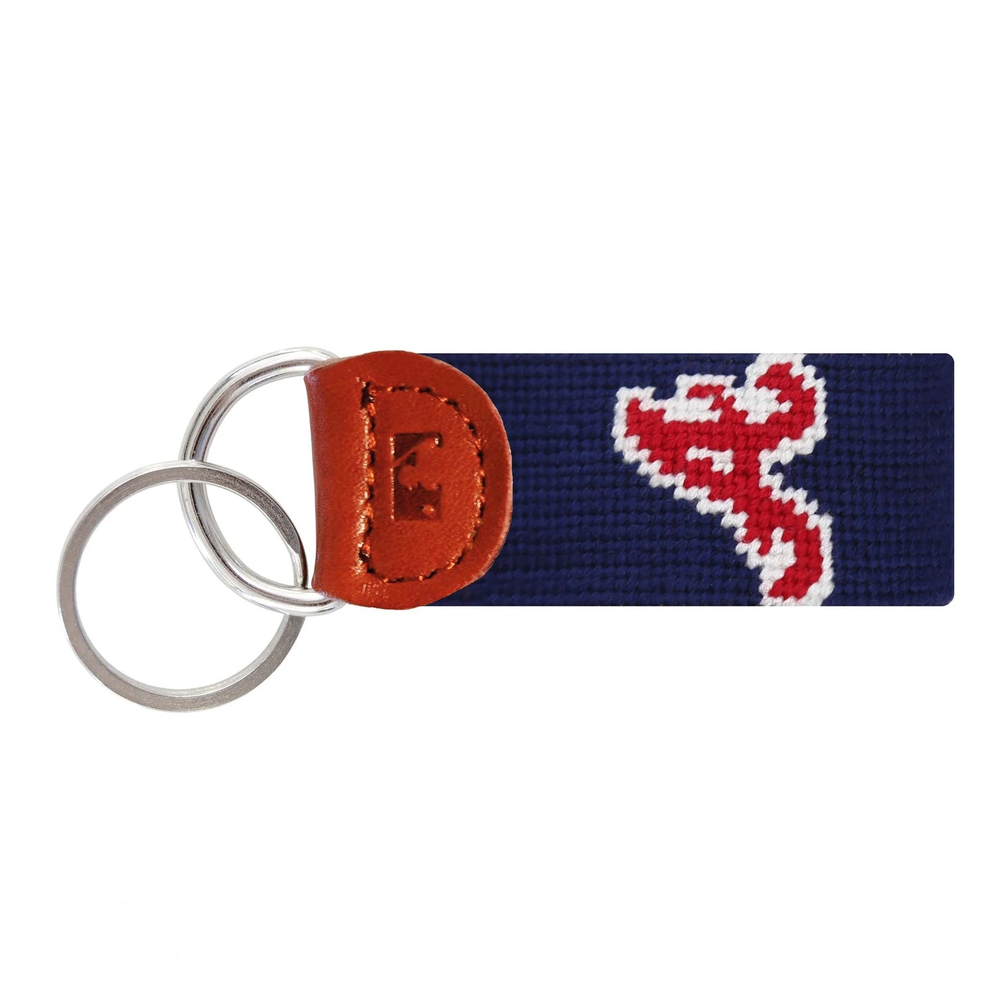 Atlanta Braves Key Fob - Dark Navy