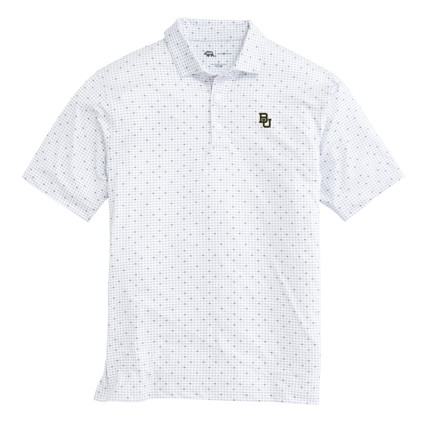 Baylor University Tour Logo Printed Performance Polo