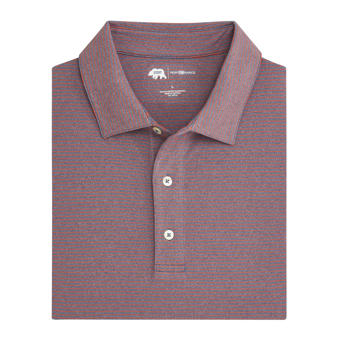 Birdie Stripe Performance Polo