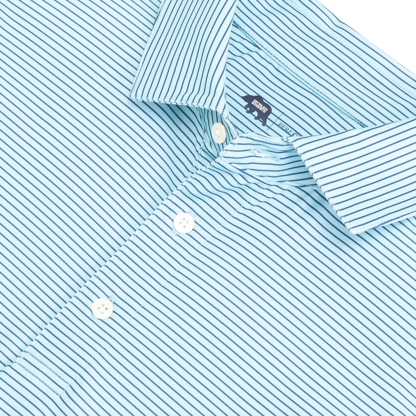 Birdie Stripe Performance Polo - Dutch Canal