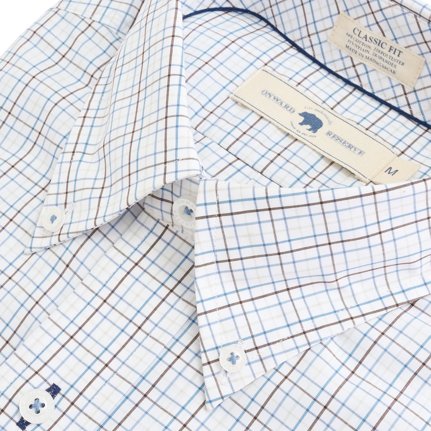 Bradley Classic Fit Quad Button Down