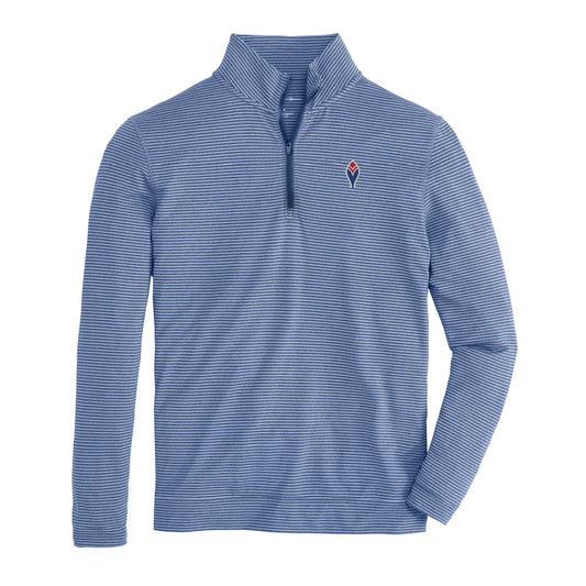Cooperstown Feather Flow Stripe Pullover - Delft