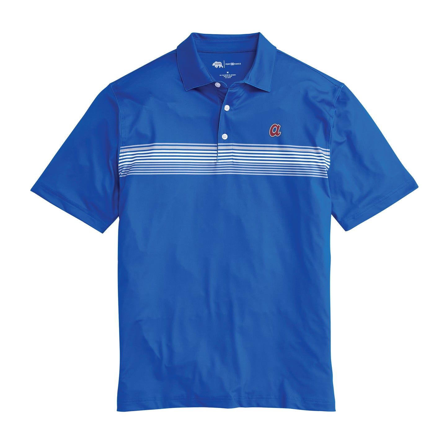Atlanta Braves Cooperstown Prestwick Printed Performance Polo