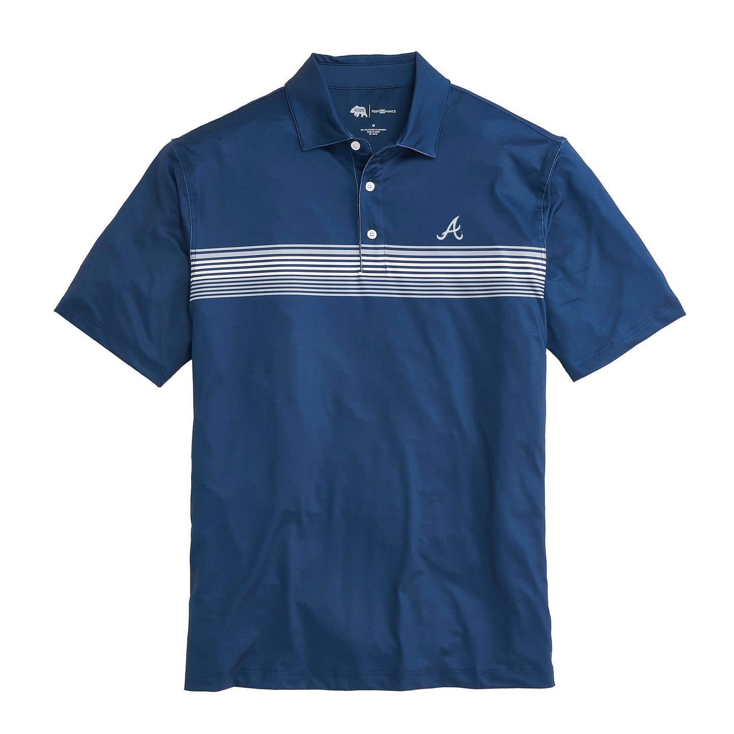 Atlanta Braves Prestwick Printed Performance Polo