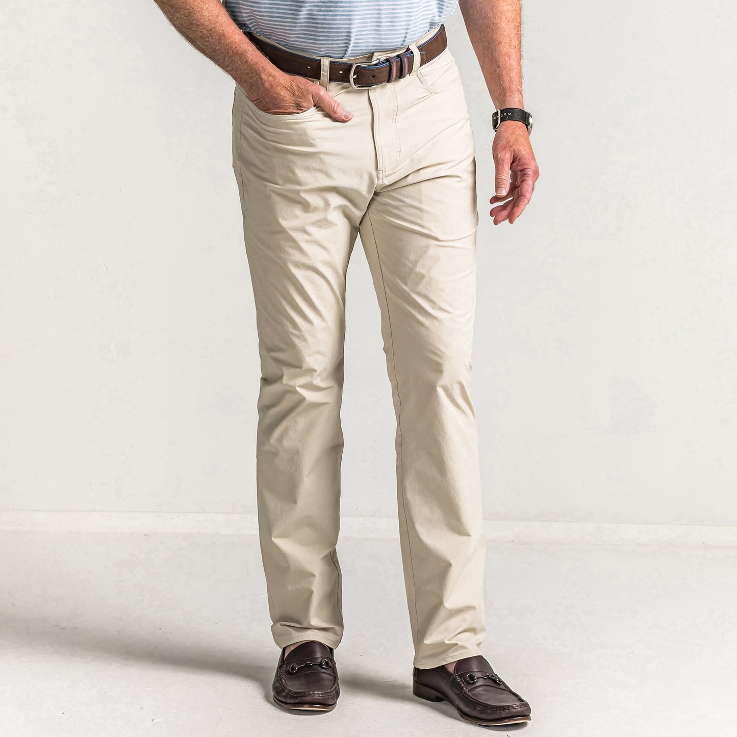 Harris Performance Five Pocket Pants - Stone