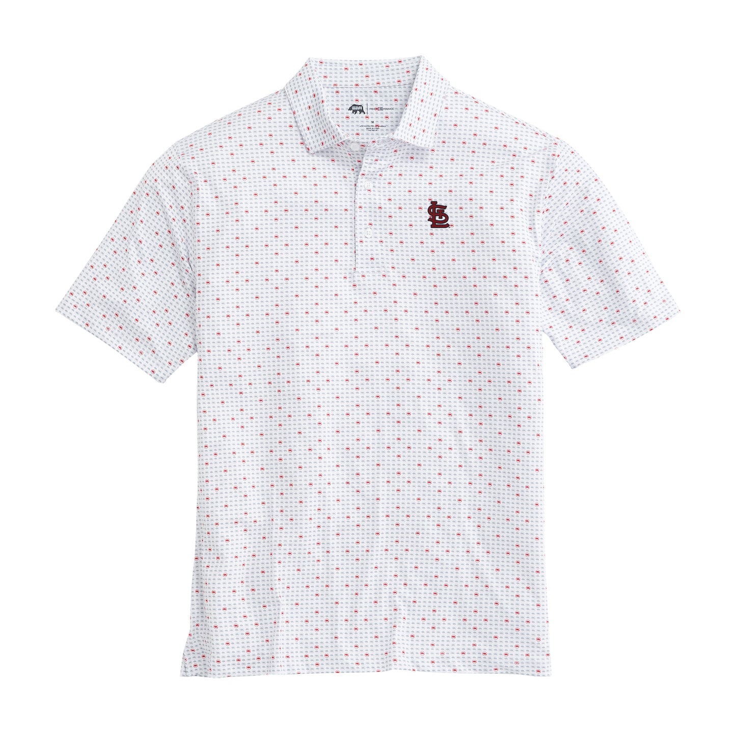 St. Louis Cardinals Tour Logo Printed Performance Polo