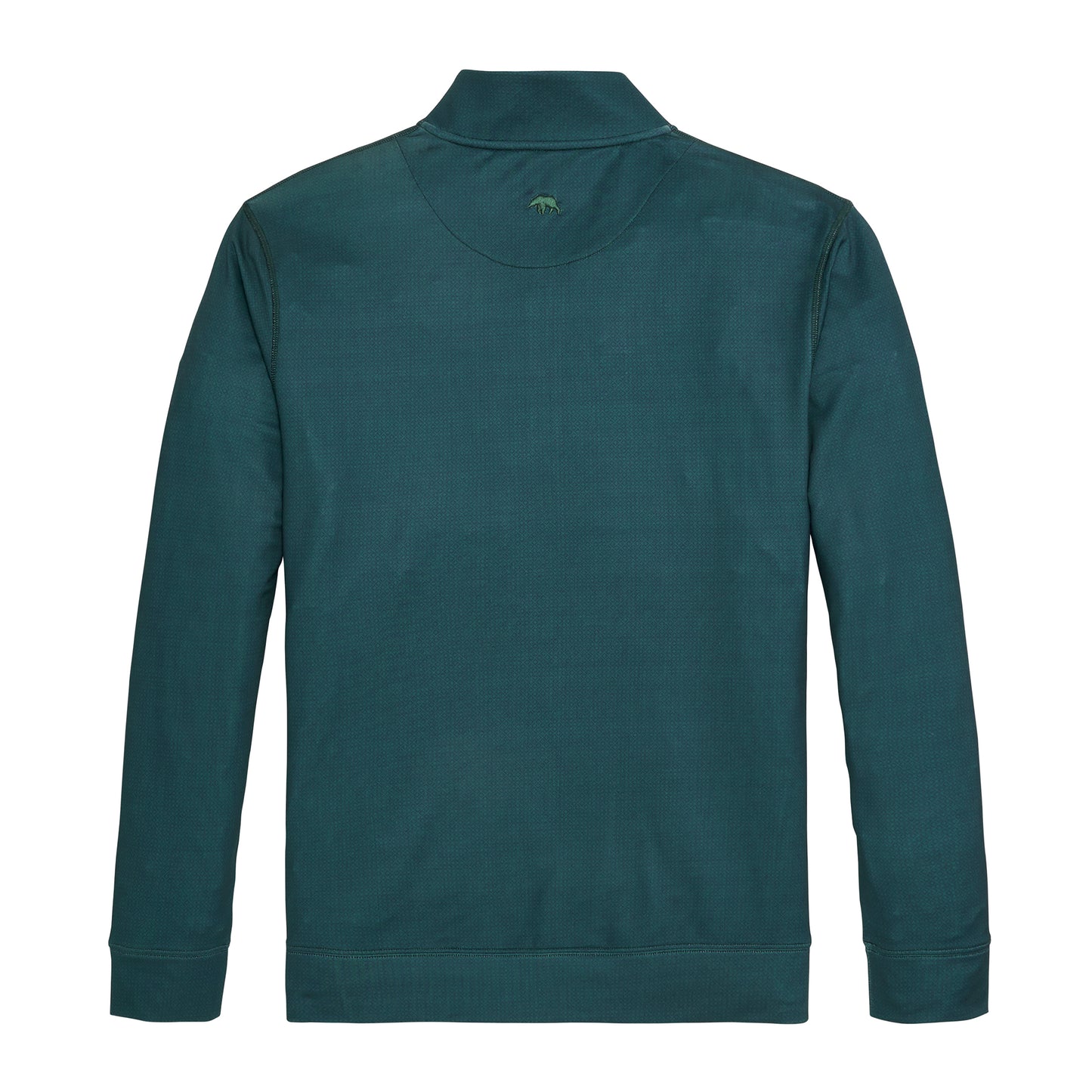 Cay Printed Performance 1/4 Zip - Mallard Green