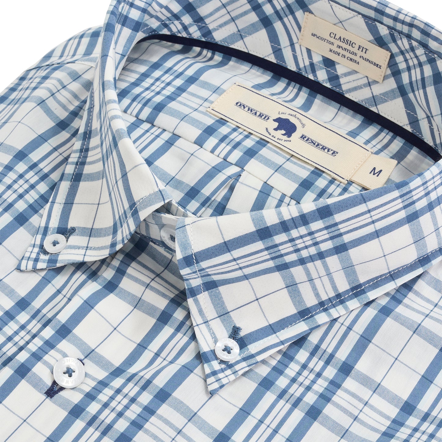 Andros Classic Fit Quad Button Down