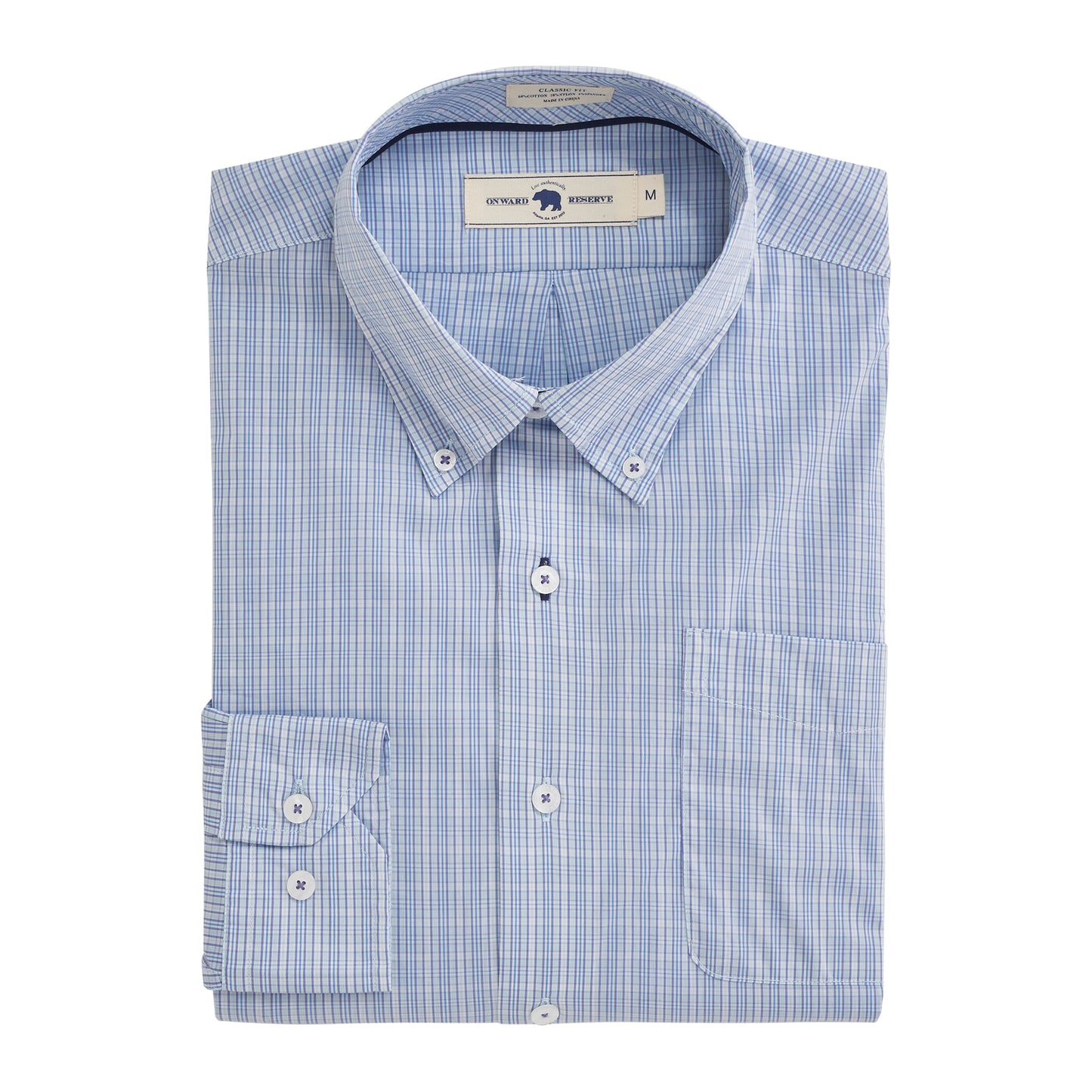 Sanders Classic Fit Quad Button Down