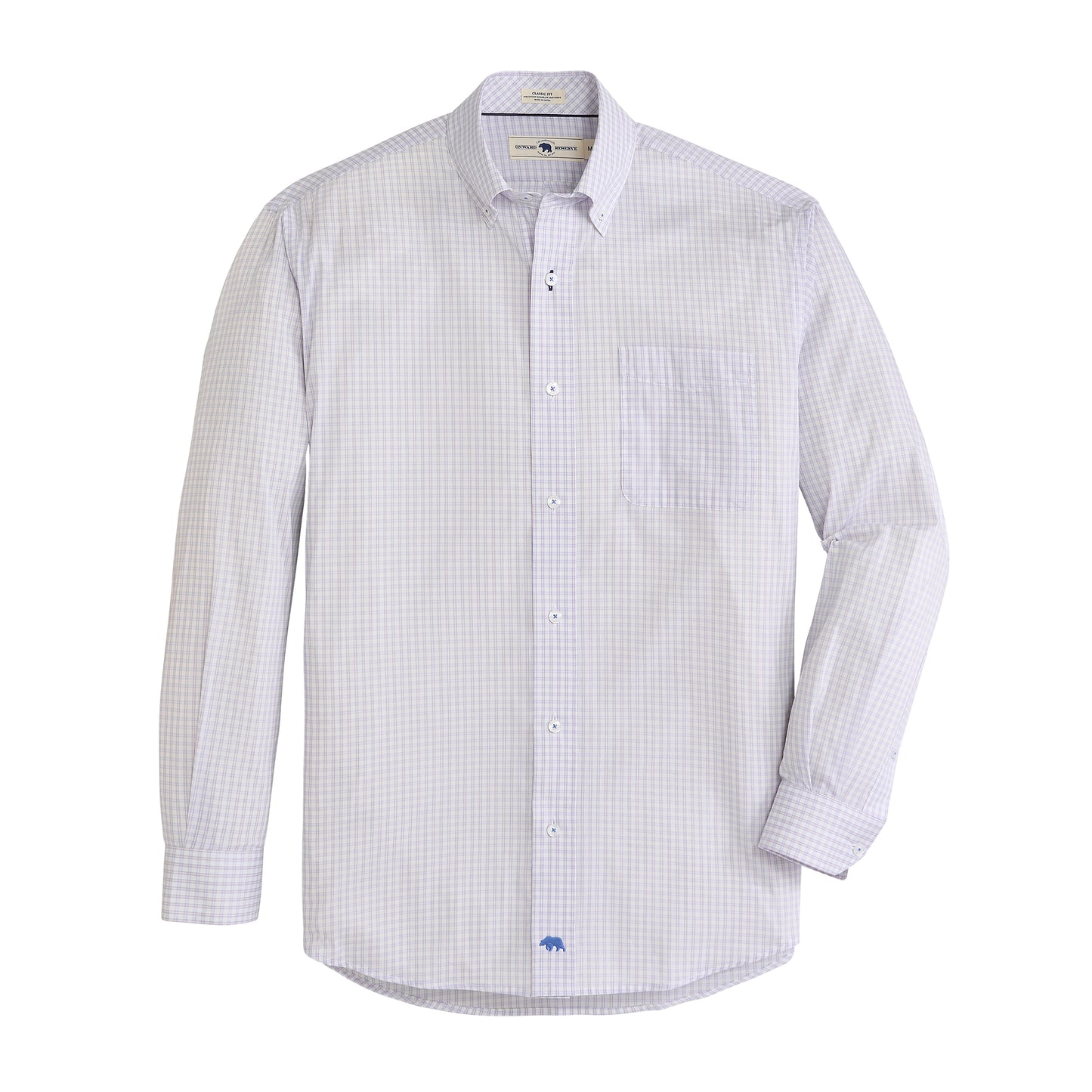 Walton Classic Fit Quad Shirt - Sea Pink