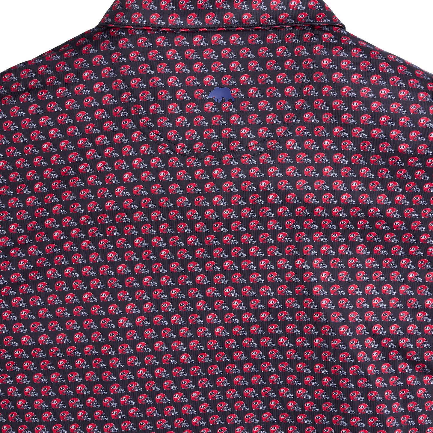 UGA Helmet Printed Polo